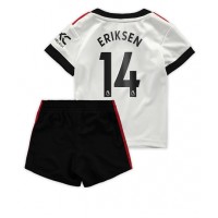 Manchester United Christian Eriksen #14 Udebanesæt Børn 2022-23 Kortærmet (+ Korte bukser)